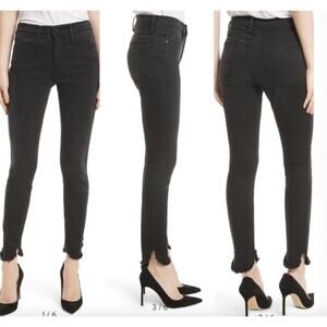 FRAME Le High Skinny Petal Hem Jeans in Harrington Size 28